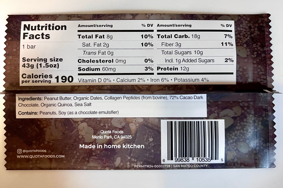 Chocolate Peanut Butter Bar